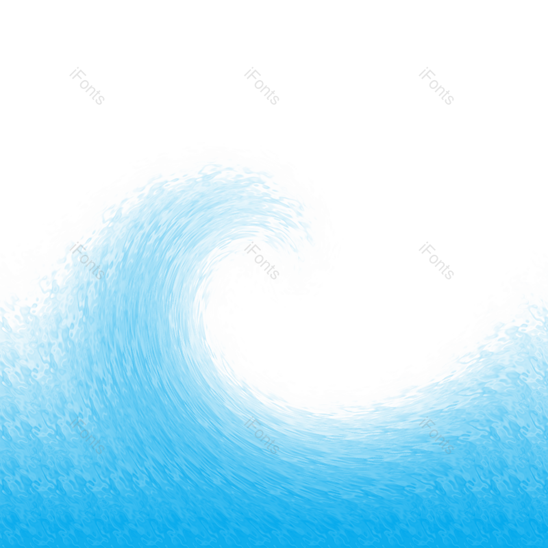 装饰图片,水花元素,蓝色PNG,海洋免抠素材